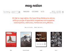 Tablet Screenshot of magnation.com